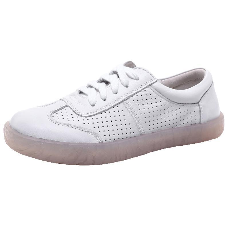 Leather Summer New Women Casual Shoes 35-41