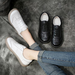 Leather Summer New Women Casual Shoes 35-41