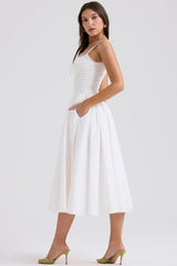 Mila Midi Dress - Ivory