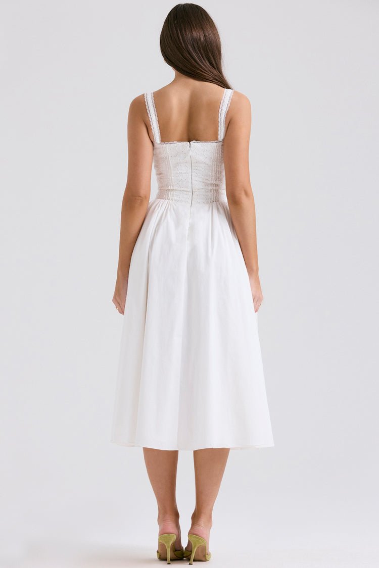 Mila Midi Dress - Ivory