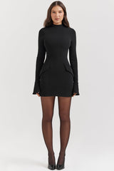 Nova Mini Dress - Black