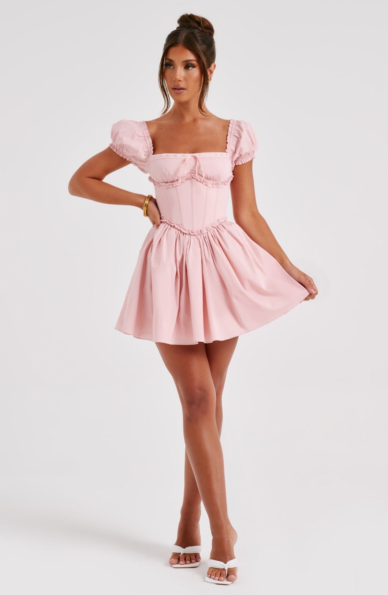 Phoebe Mini Dress - Blush