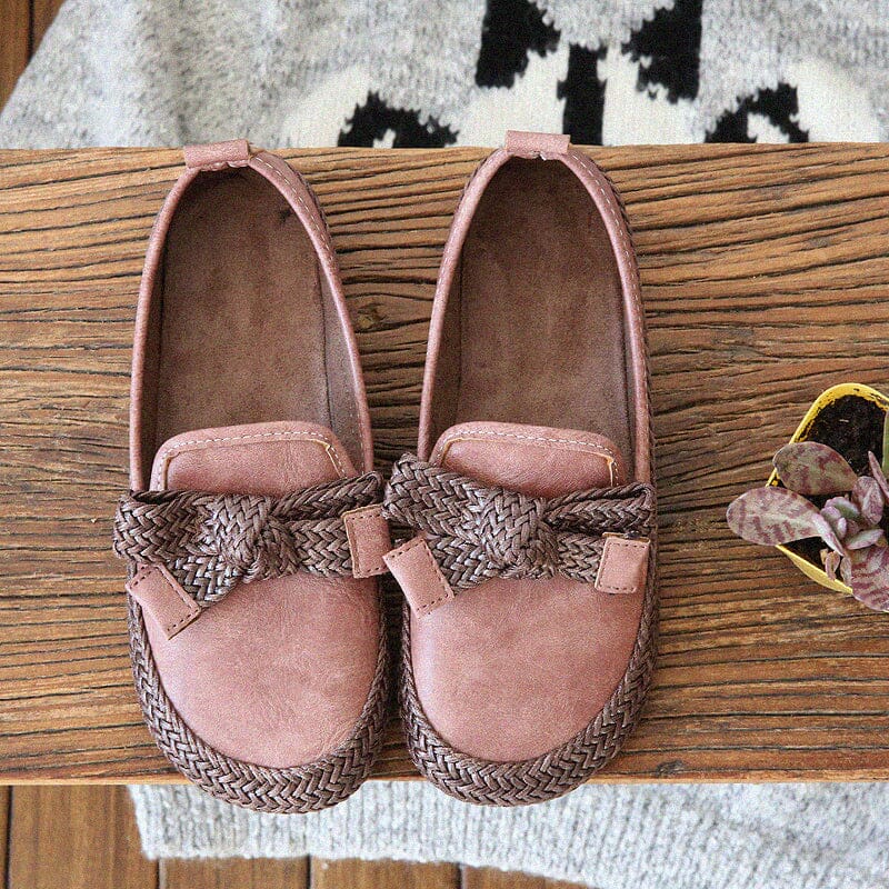 Retro Textile Handcraft Flat Soft Casual Shoes