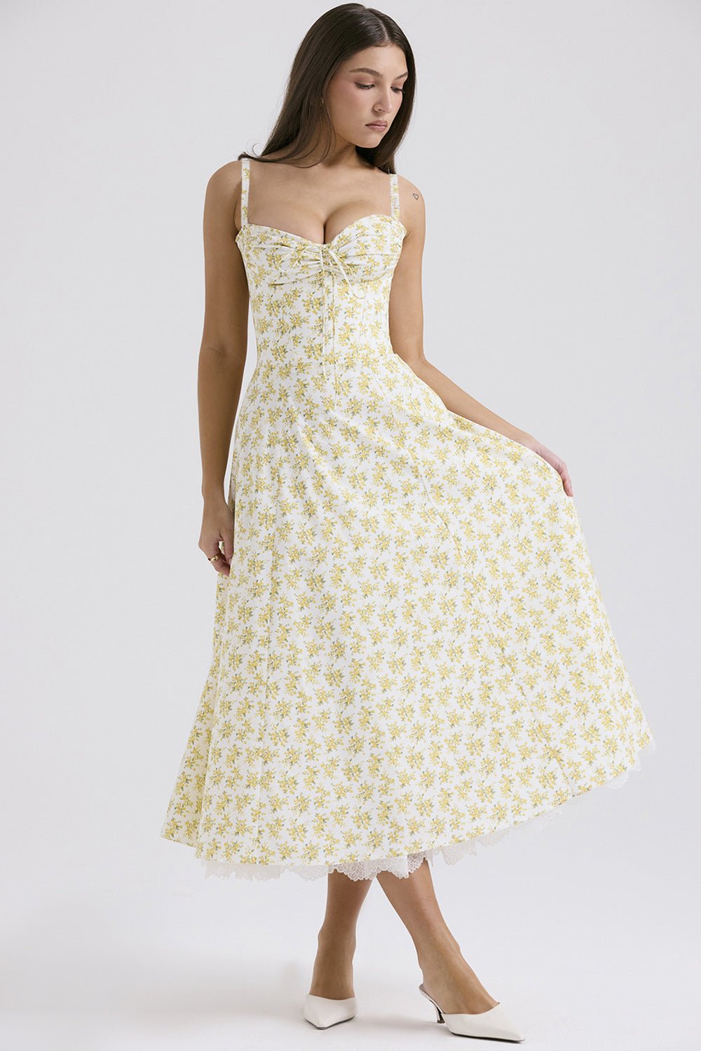 Rosalia Midi Sundress - Floral Print