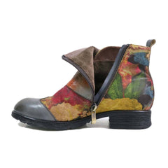 Round Toe Ethnic Style Women's Boots