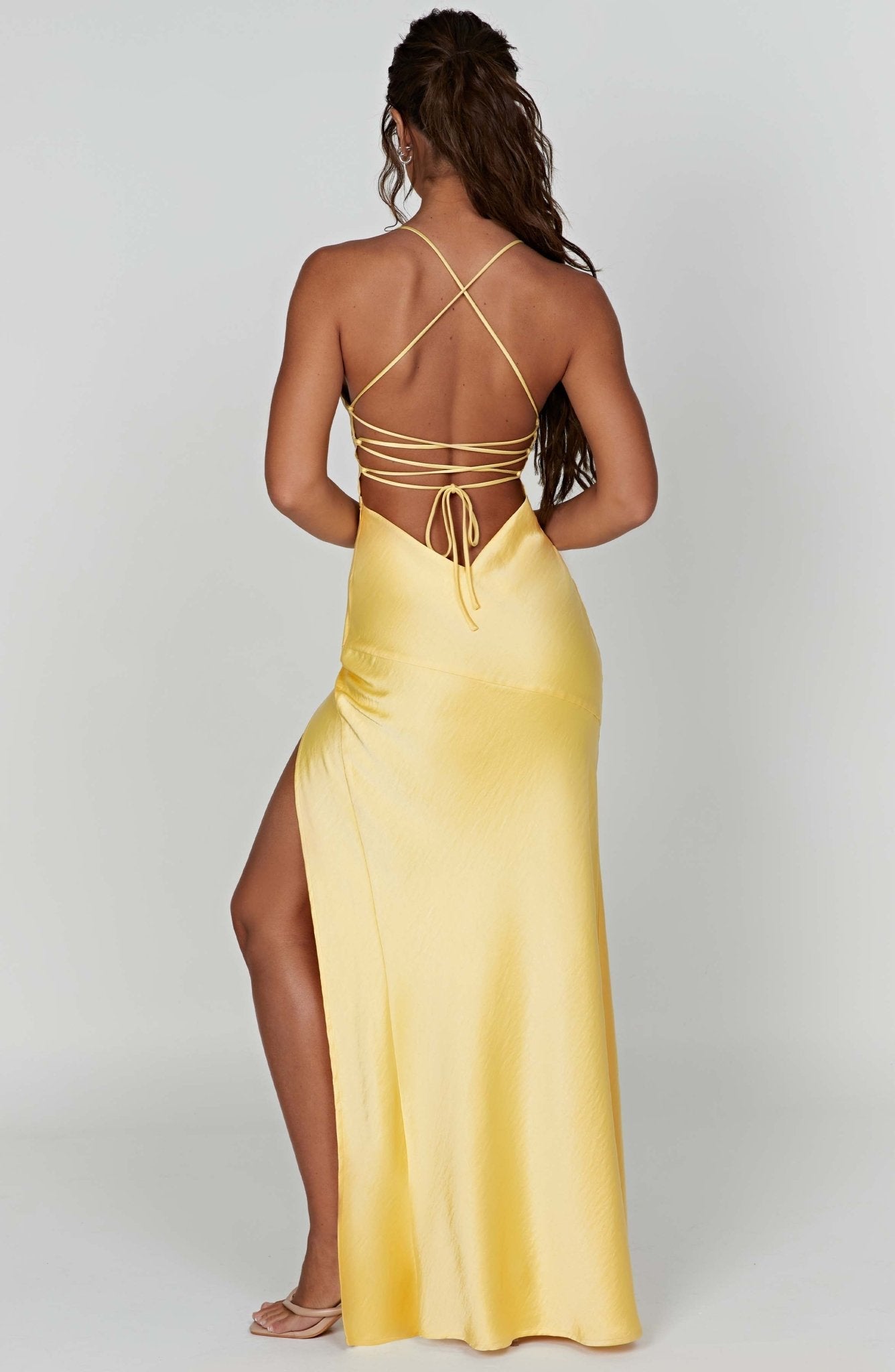 Ruby Radiance Maxi Dress- Lemon