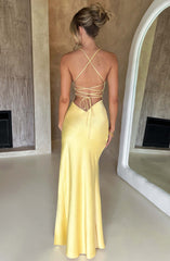 Ruby Radiance Maxi Dress- Lemon