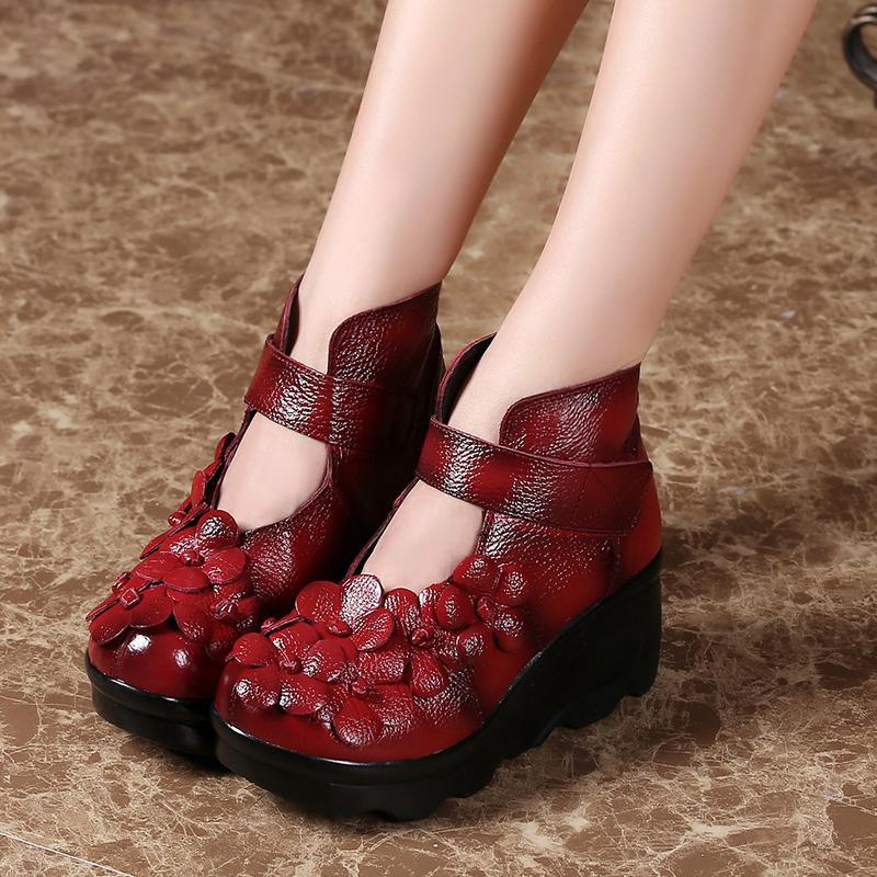 Spring And Autumn Chinese National Style Women's Boots