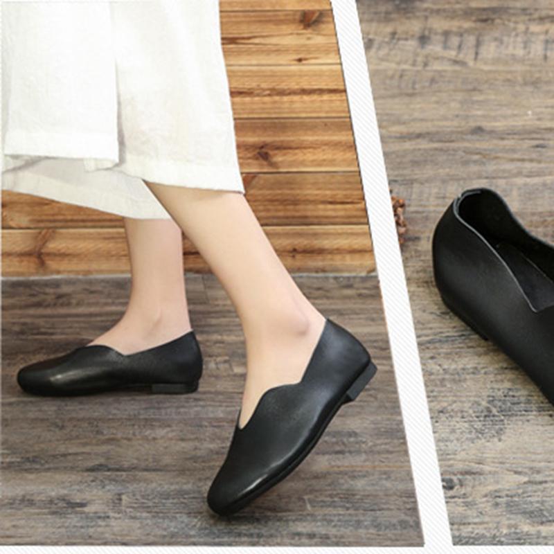 Spring and Summer New Style Mori  Retro  Leather  Shoes