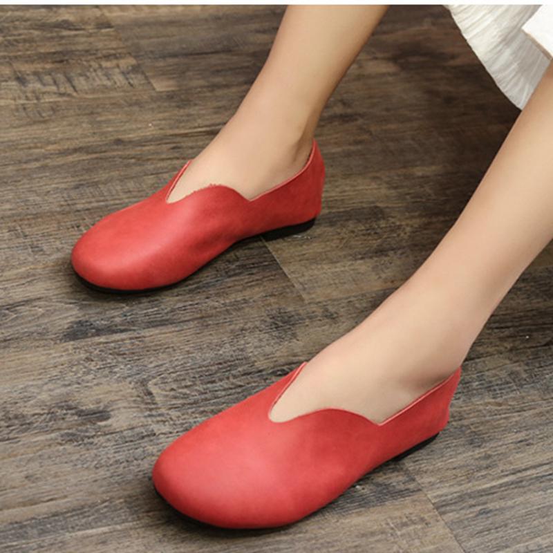 Spring and Summer New Style Mori  Retro  Leather  Shoes