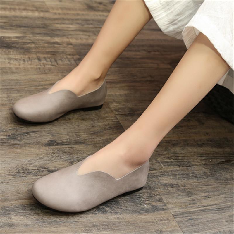 Spring and Summer New Style Mori  Retro  Leather  Shoes