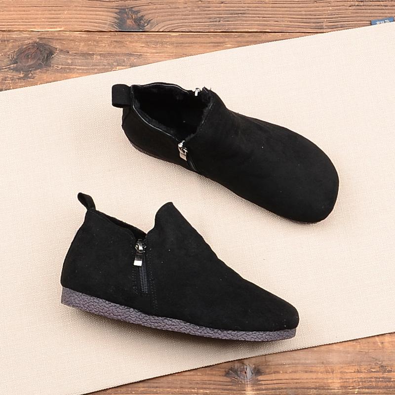 Spring Autumn Casual Abrasive Ankle Boots