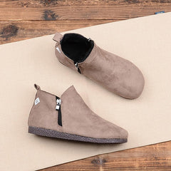 Spring Autumn Casual Abrasive Ankle Boots