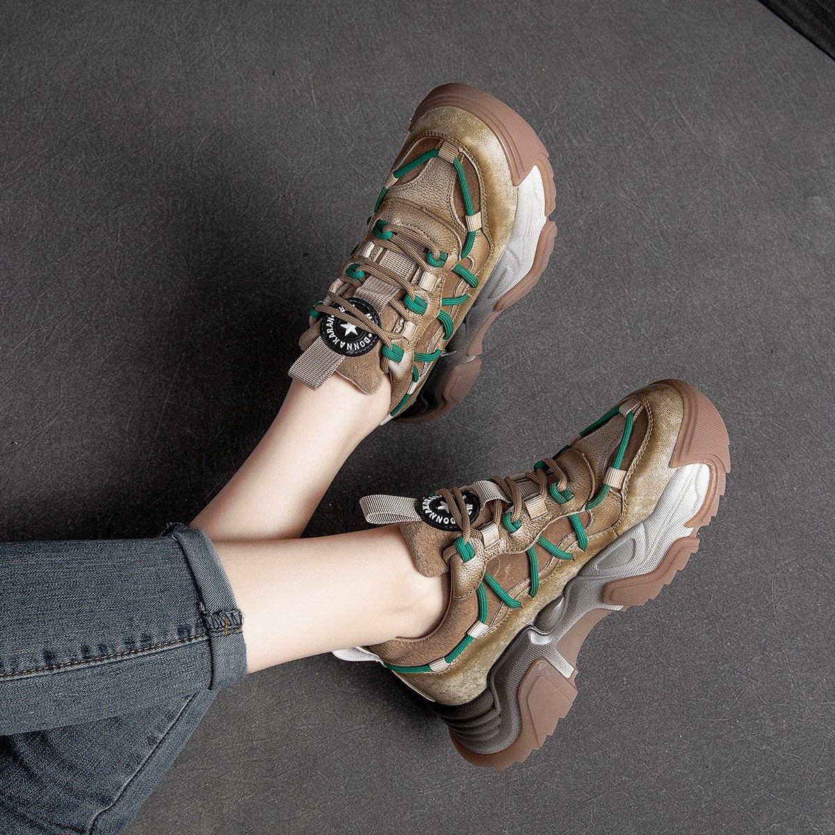 Spring Autumn Retro Platform Sportwear Casual Shoes