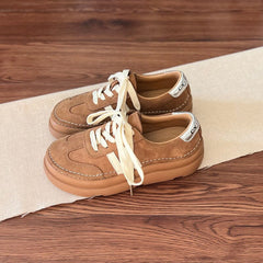 Spring Retro Suede Leather Training Casual Shoes