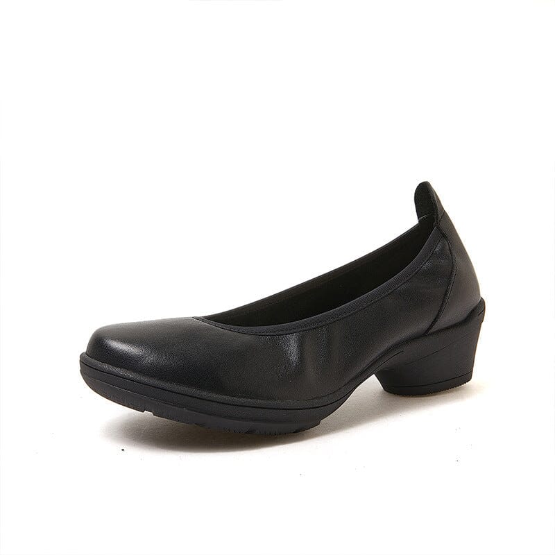 Sumemr Retro Soft Leather Low Heel Casual Shoes