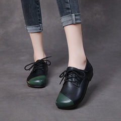 Summer Autumn Retro Handmande Leather Casual Shoes