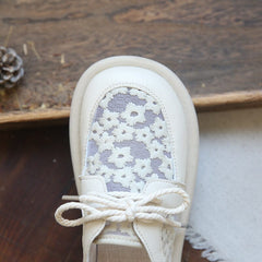 Summer Breathable Embroidery Mesh Soft Casual Shoes