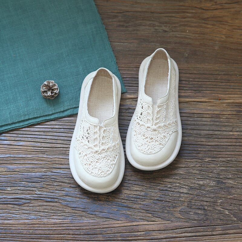 Summer Retro Canvas Soft Flat Casual Shoes