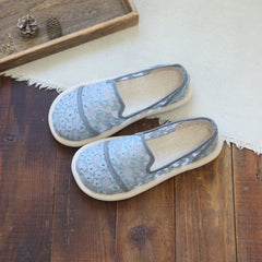 Summer Retro Hollow Mesh Canvas Casual Shoes