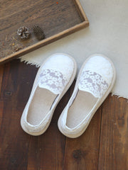 Summer Retro Hollow Mesh Canvas Casual Shoes