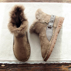 Supper Warm Fur Winter Snow Boots