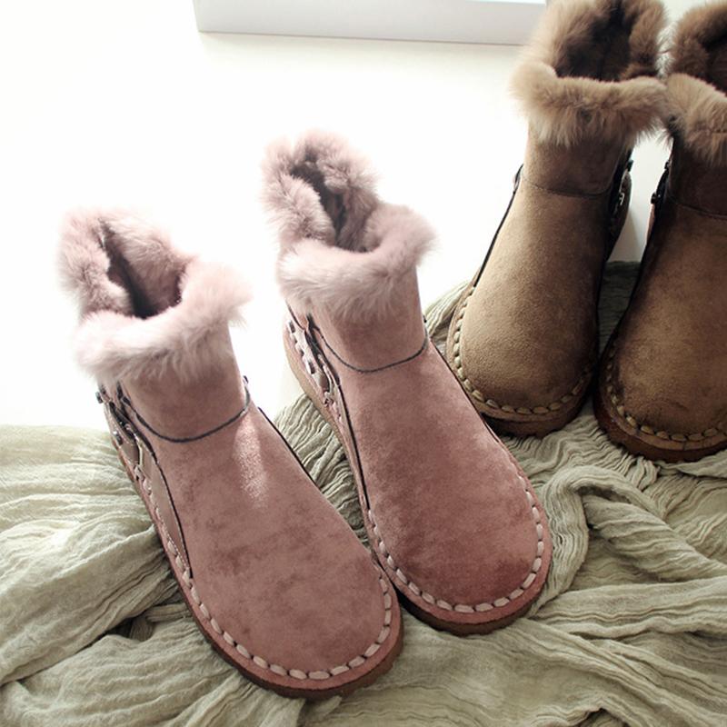 Supper Warm Fur Winter Snow Boots