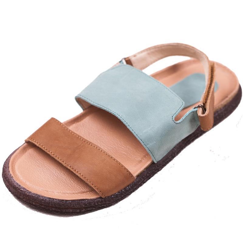 Vintage Handmade Leather Women's Shoes Sandals