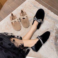 Winter Fashion Suede Soft Flat Casual Shoes