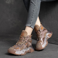 Winter Plush Thick Warm Leather Casual Shoes