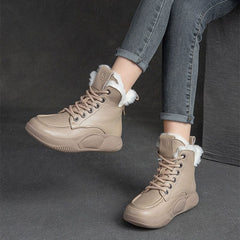 Winter Retro Woolen Warm Snow Boots