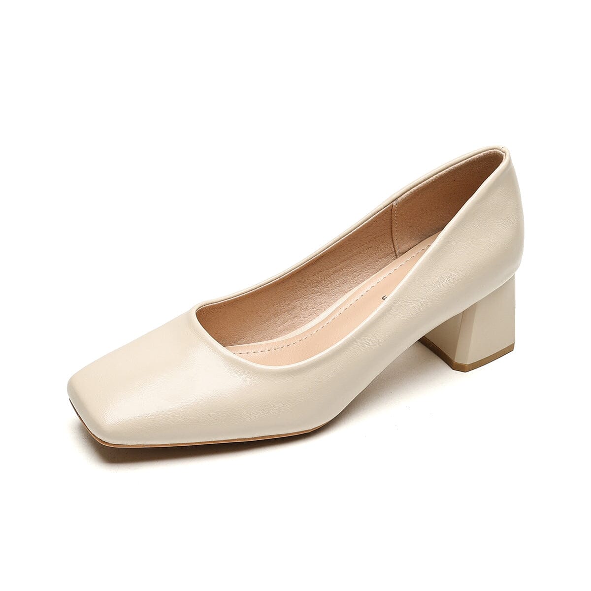 Women Minimalist Chunky Heel Soft Casual Shoes