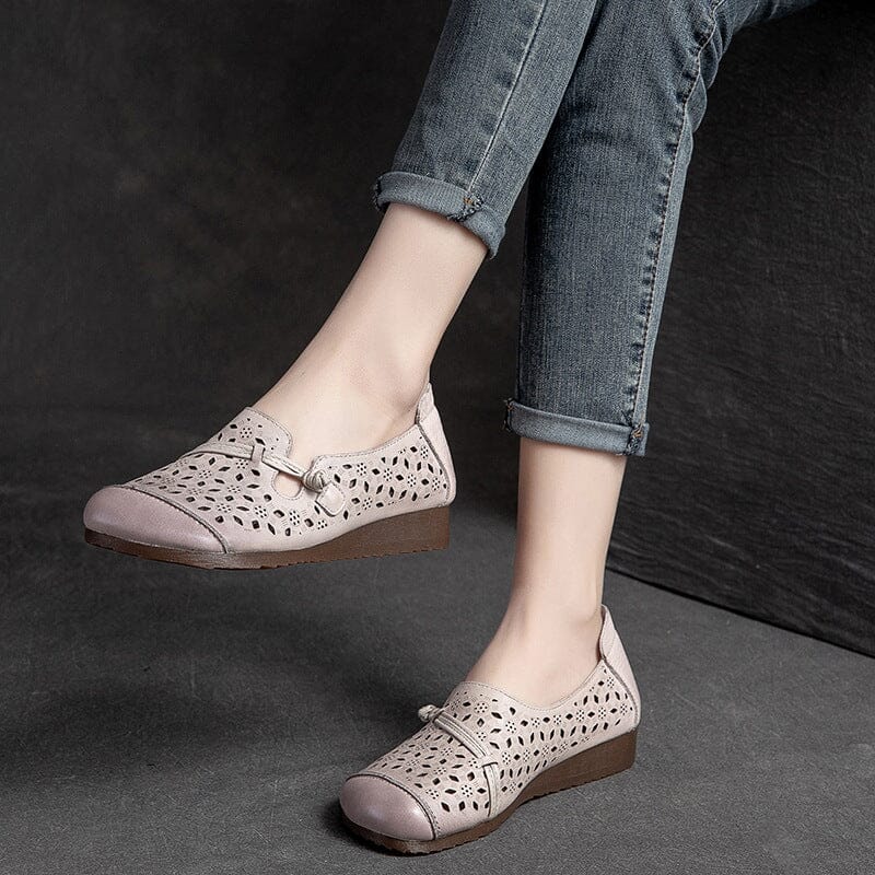 Women Retro Flat Summer Casual Shoes