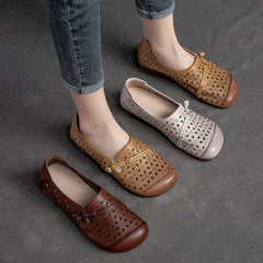 Women Retro Flat Summer Casual Shoes