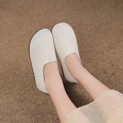 Women Spring Summer Minimalist Retro Leather Casual Shoes