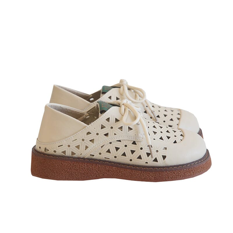 Women Summer Hollow Flat Casual Shoes