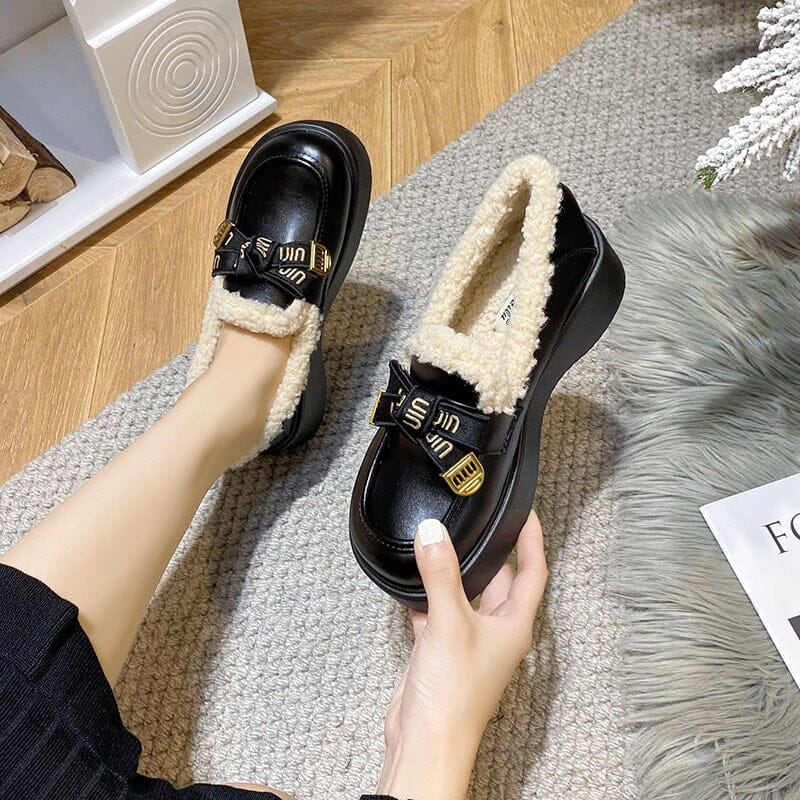 Women Winter Furred Stylish Casual Shoes