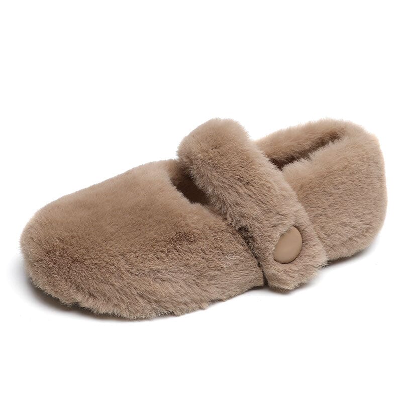 Women Winter Solid Furred Casual Shoes