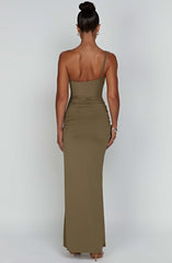 Zahara Maxi Dress - Khaki