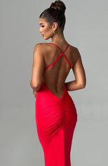 Zara Maxi Dress - Red