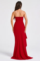 Zarina Maxi Dress - Red