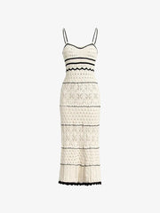 Cami Wave Knitted Slim Fit Midi Dress