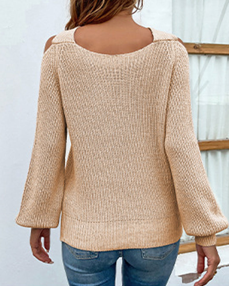 Fashion Casual Long Sleeve Sweater