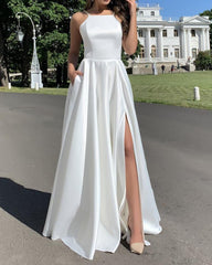 Dress Sleeveless halter halter dress