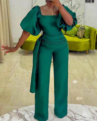 High waist style jumpsuit