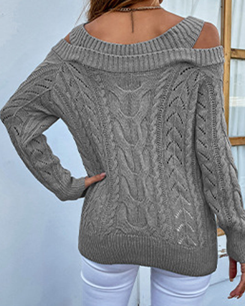 Fashion Casual Long Sleeve Sweater