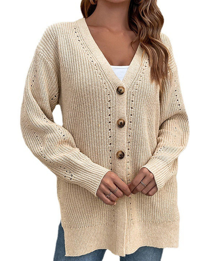 Fashion Casual Long Sleeve Sweater Jacket