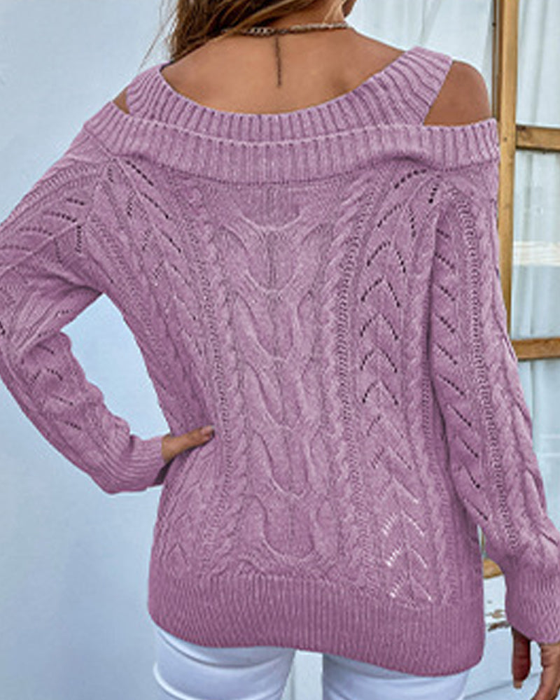 Fashion Casual Long Sleeve Sweater