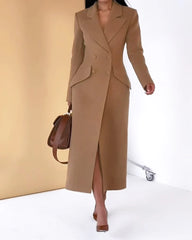 Fashion Versatile Long Dress Coat