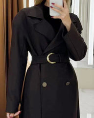 Lapel solid color waist coat